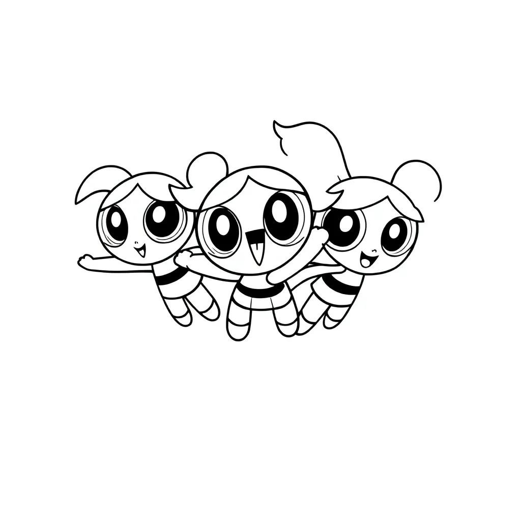Powerpuff Girls coloring page