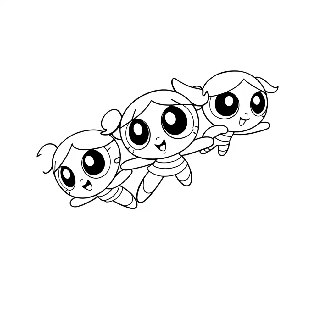 Powerpuff Girls coloring page