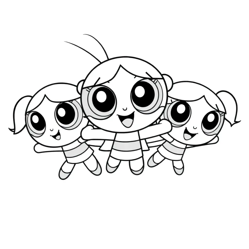 Powerpuff Girls coloring page