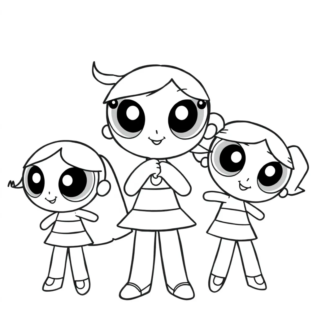 Powerpuff Girls coloring page