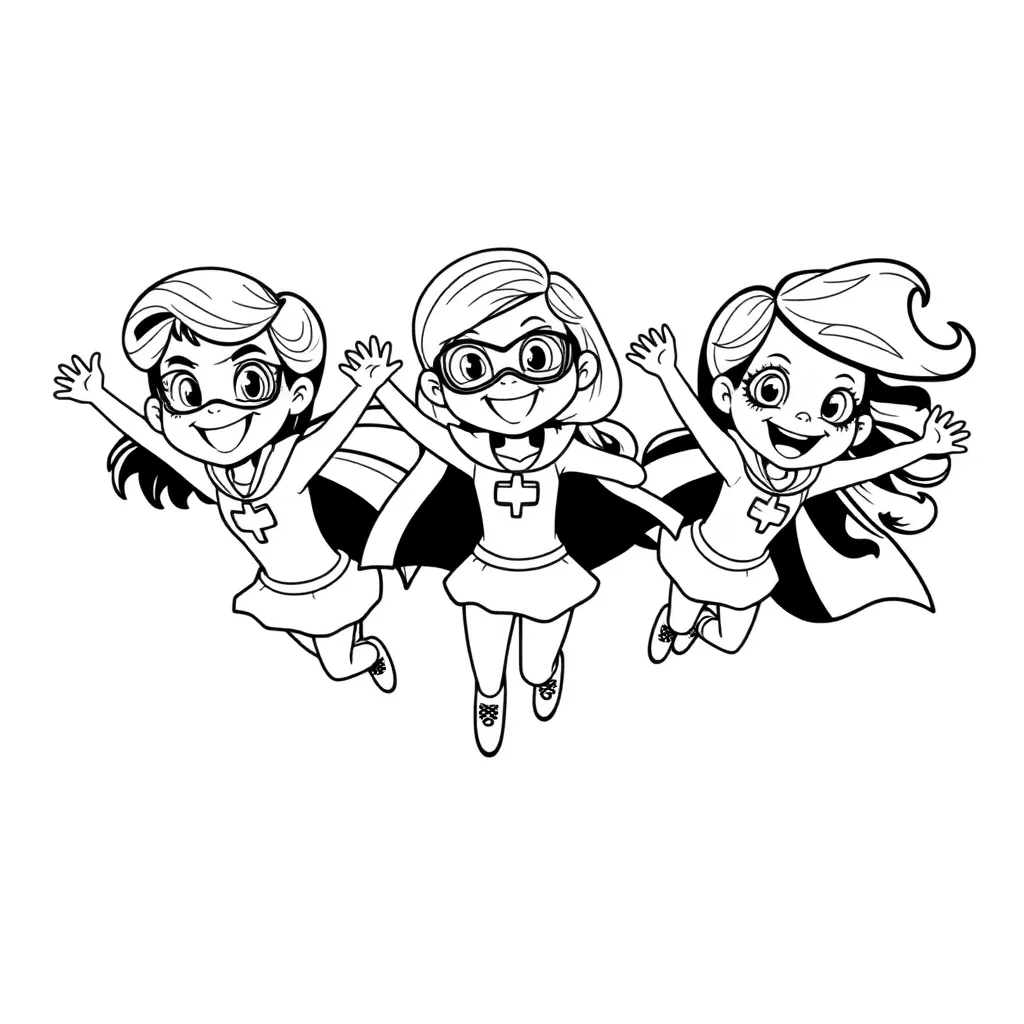 Powerpuff Girls coloring page