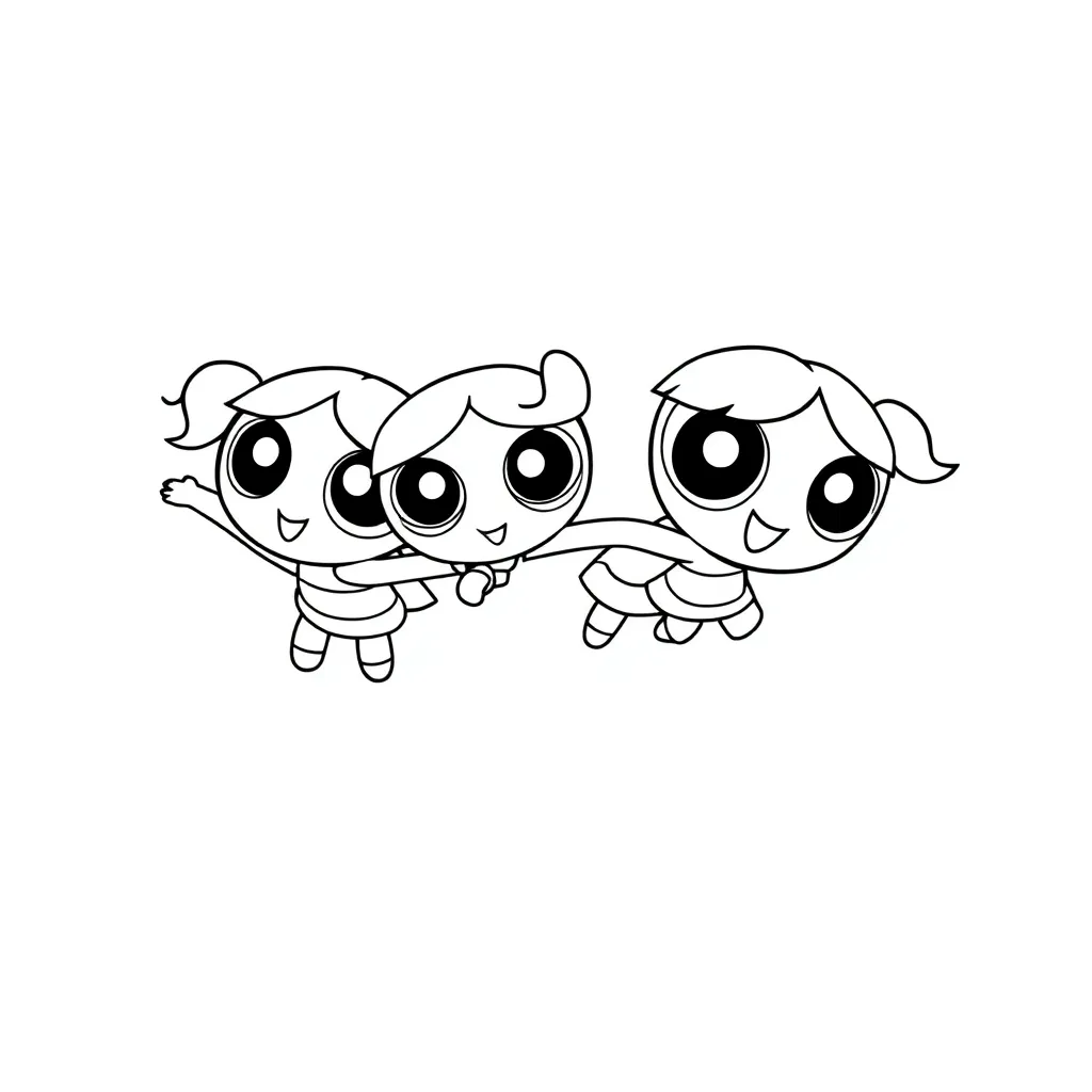 Powerpuff Girls coloring page