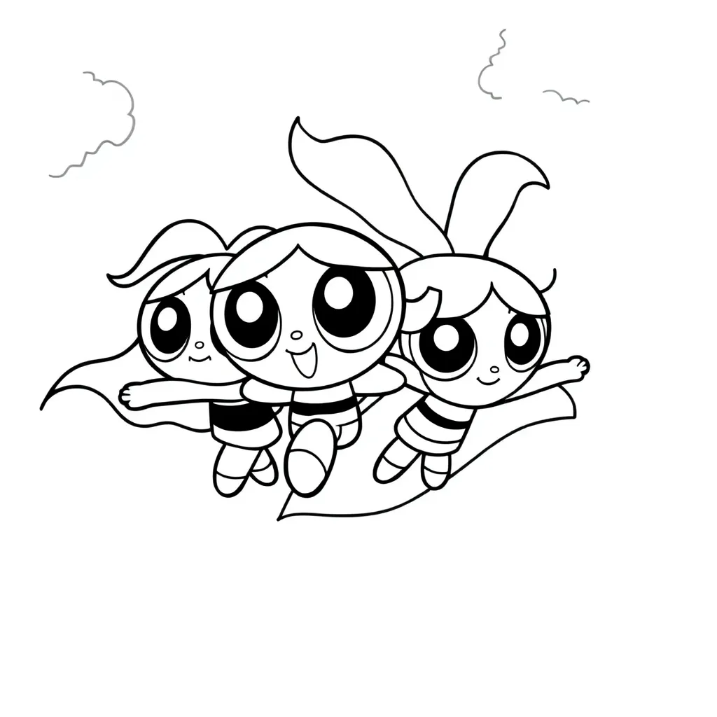 Powerpuff Girls coloring page