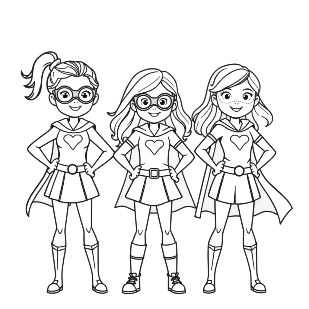 Powerpuff Girls coloring page