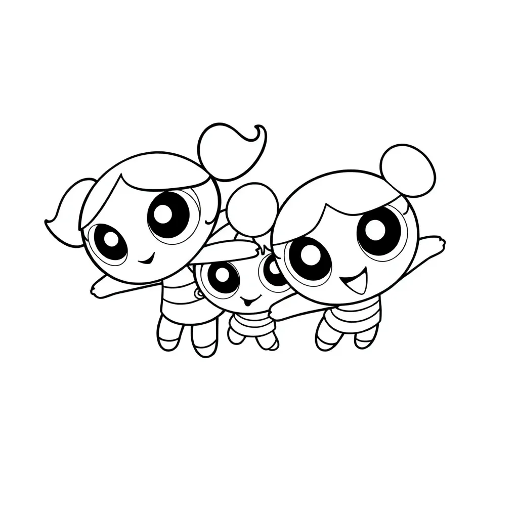 Powerpuff Girls coloring page