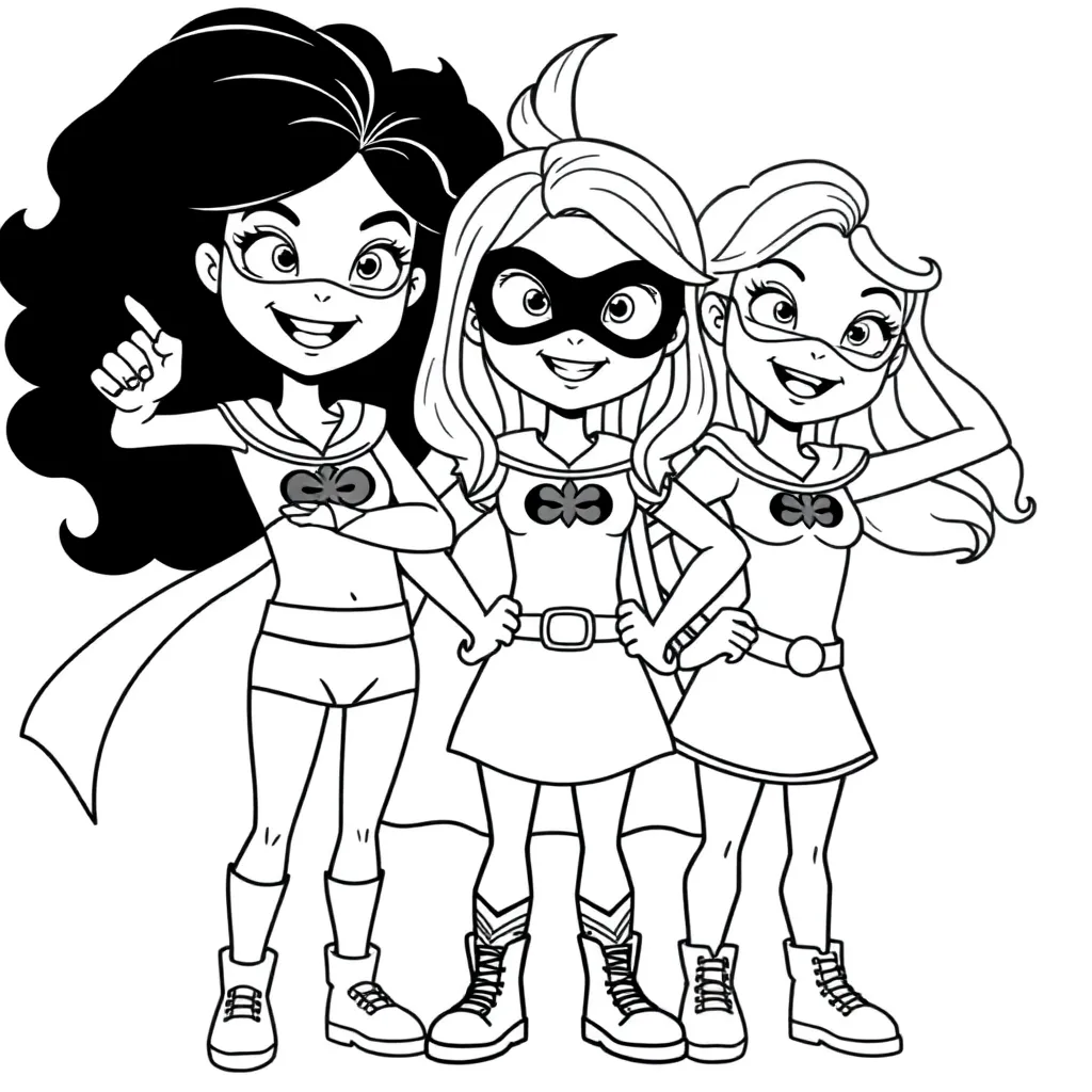 Powerpuff Girls coloring page