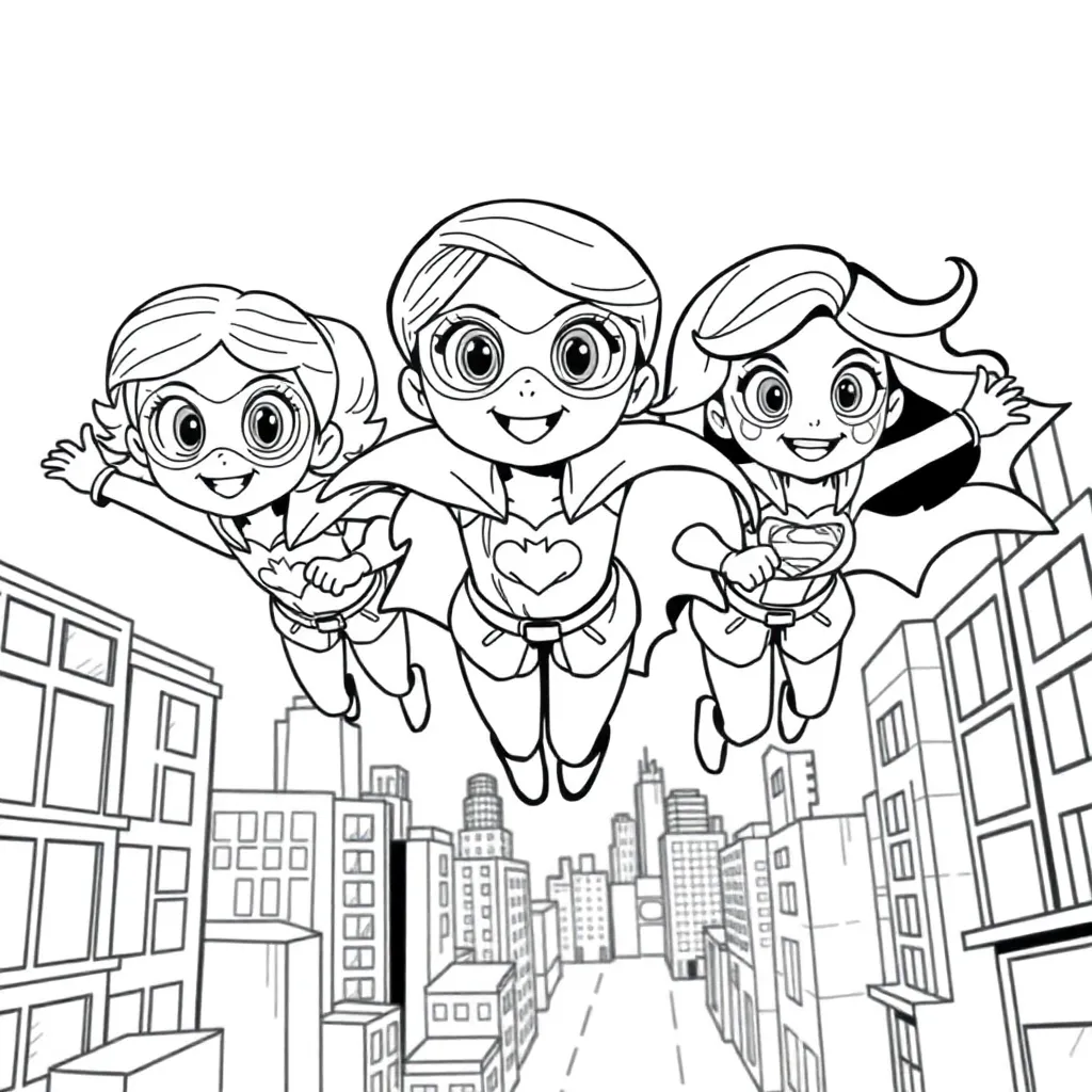 Powerpuff Girls coloring page
