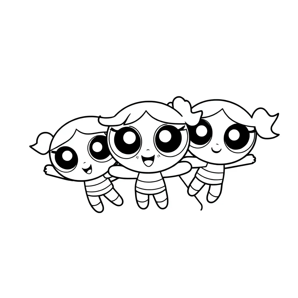Powerpuff Girls coloring page