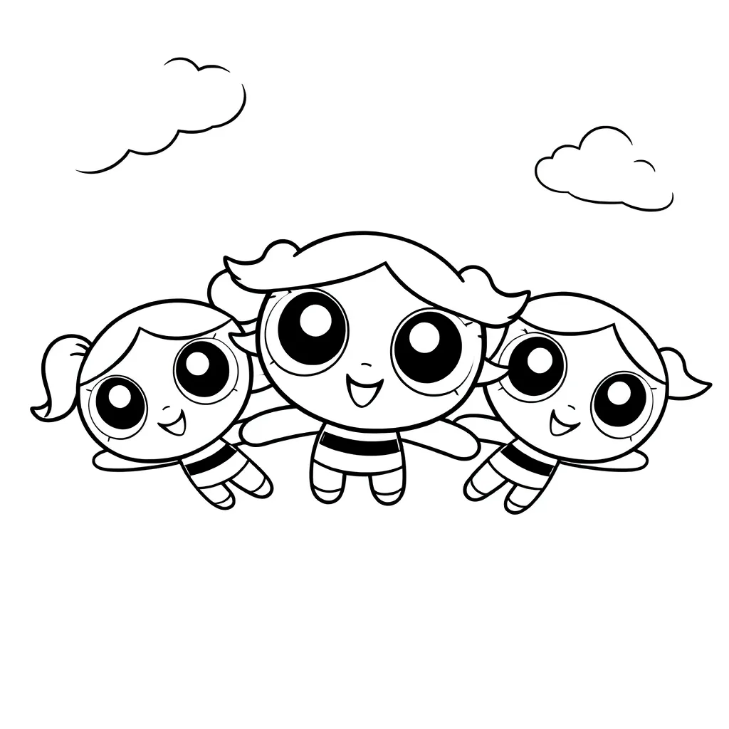 Powerpuff Girls coloring page