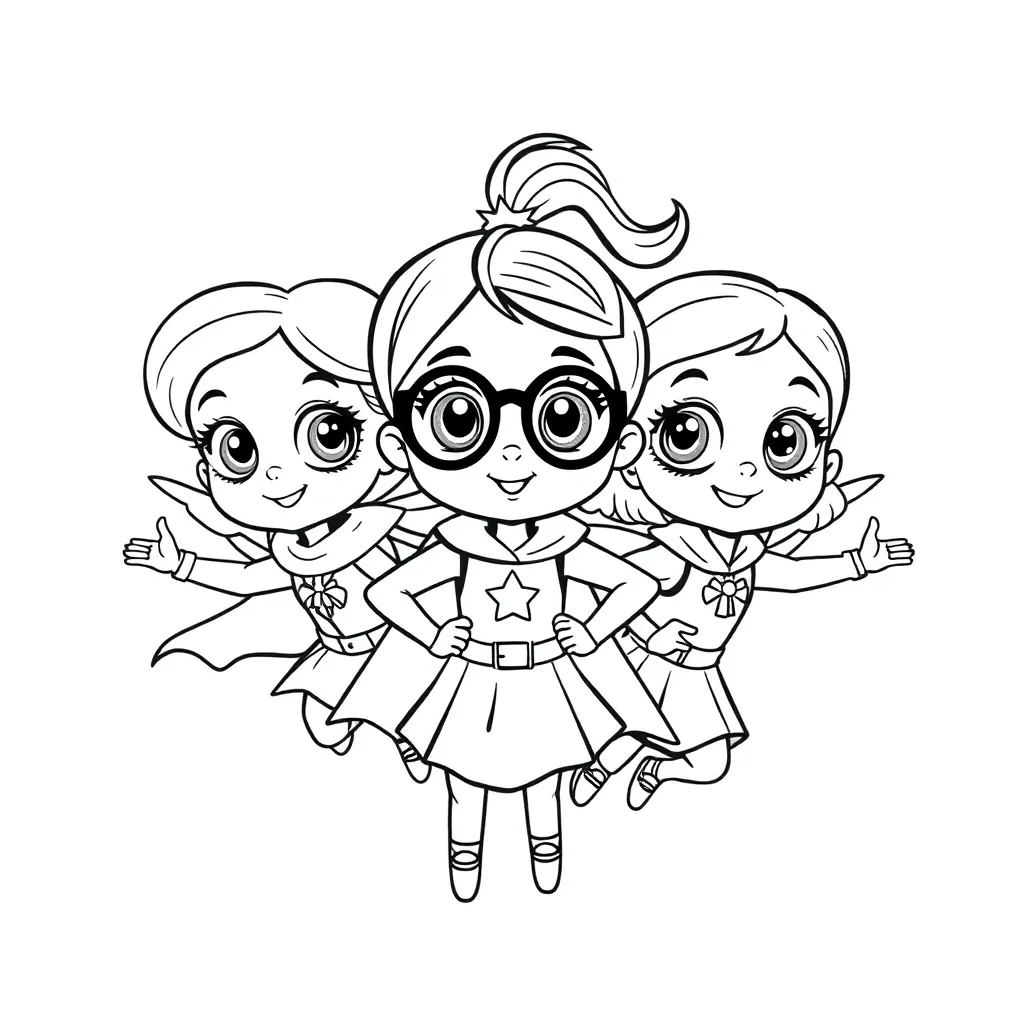Powerpuff Girls coloring page