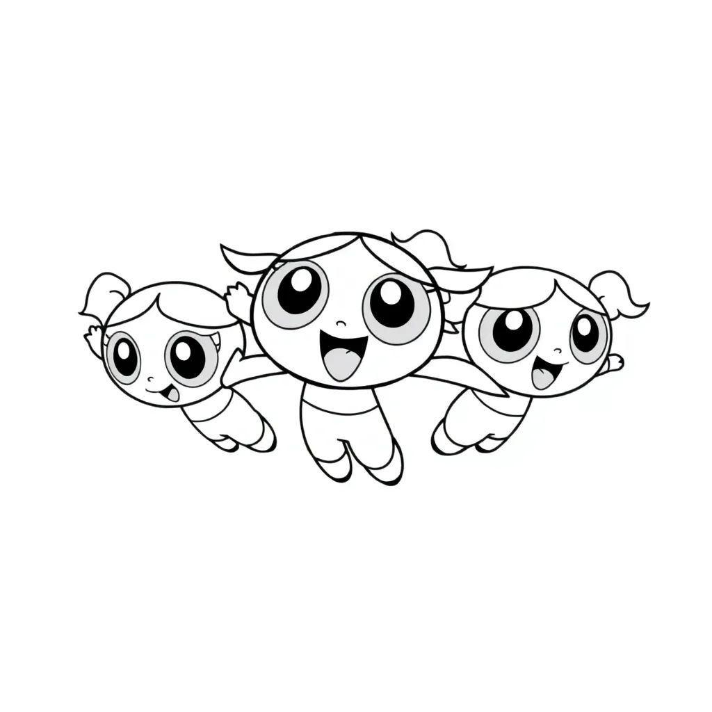 Powerpuff Girls coloring page