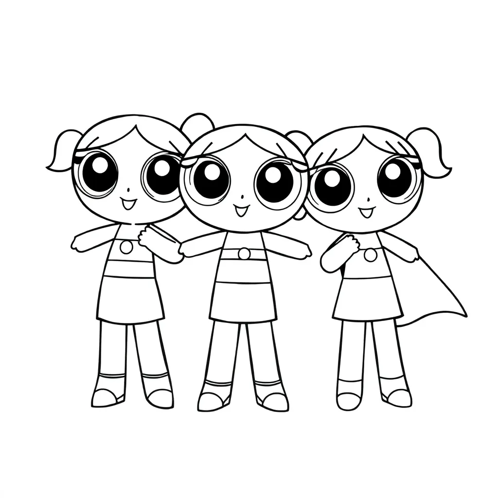 Powerpuff Girls coloring page