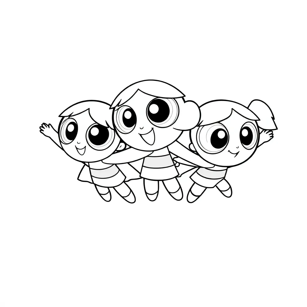 Powerpuff Girls coloring page