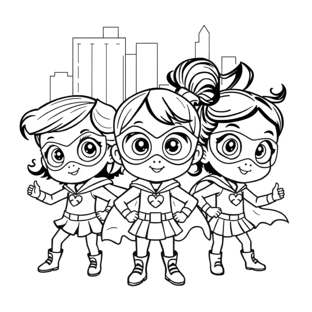 Powerpuff Girls coloring page