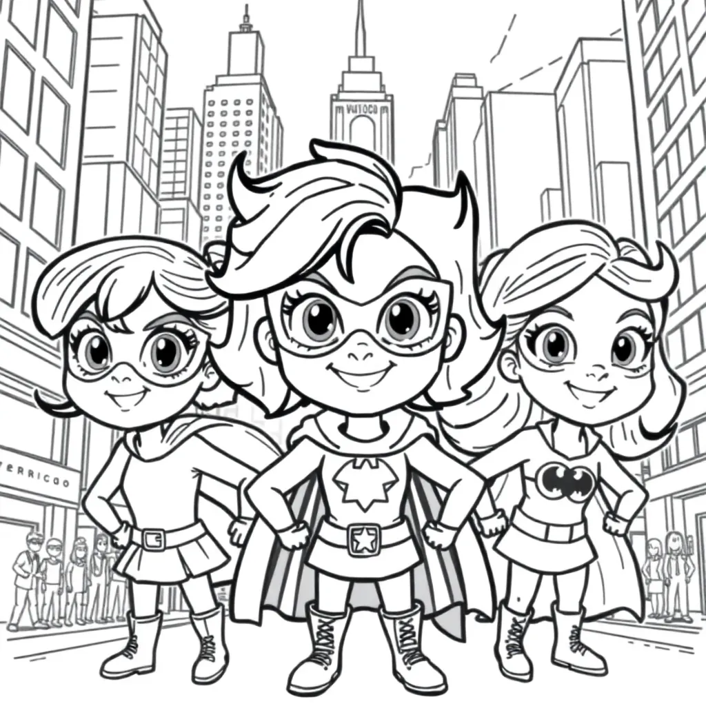 Powerpuff Girls coloring page