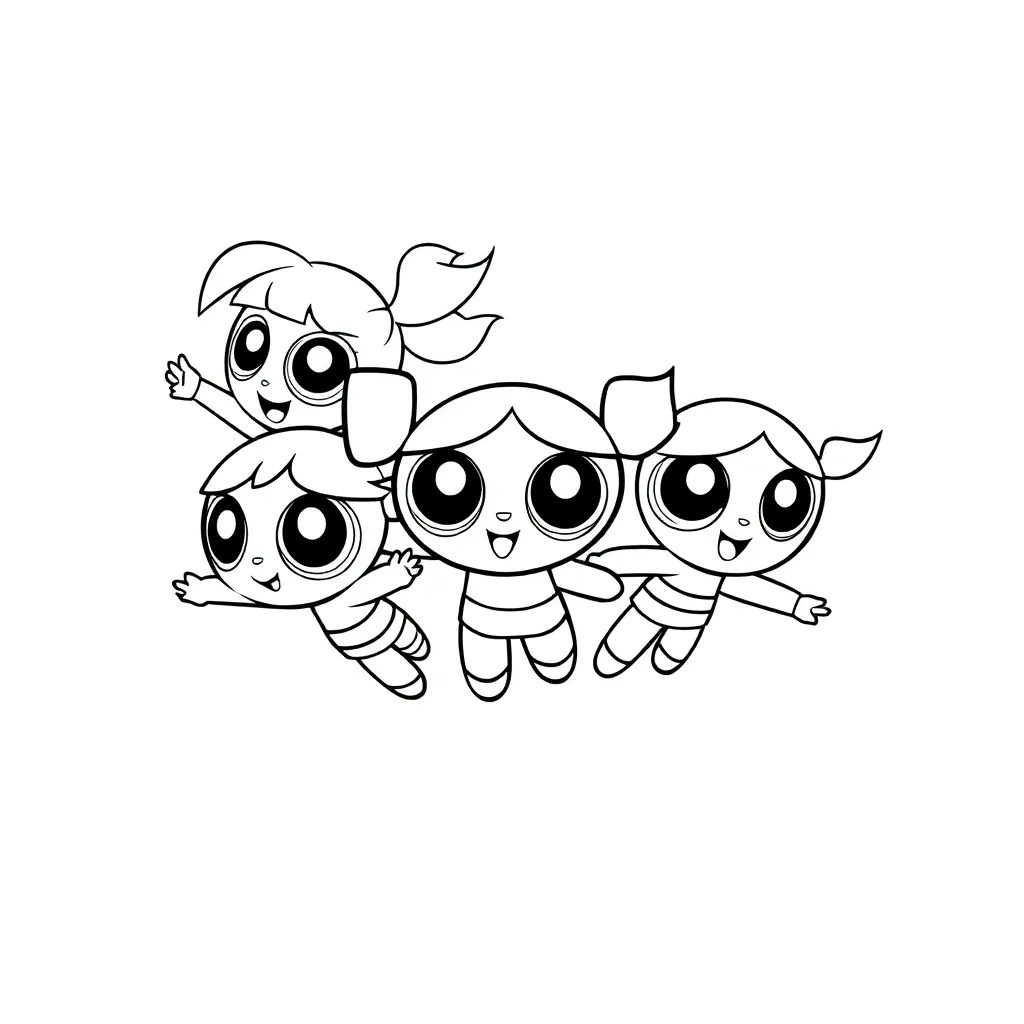 Powerpuff Girls coloring page