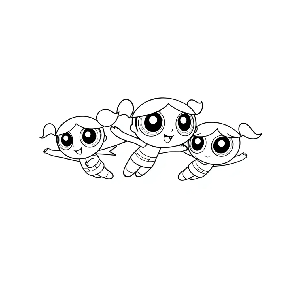 Powerpuff Girls coloring page