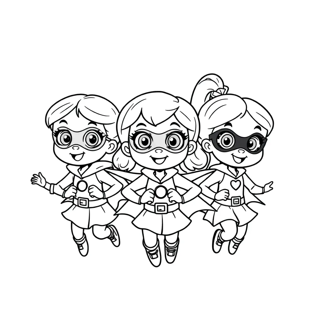 Powerpuff Girls coloring page