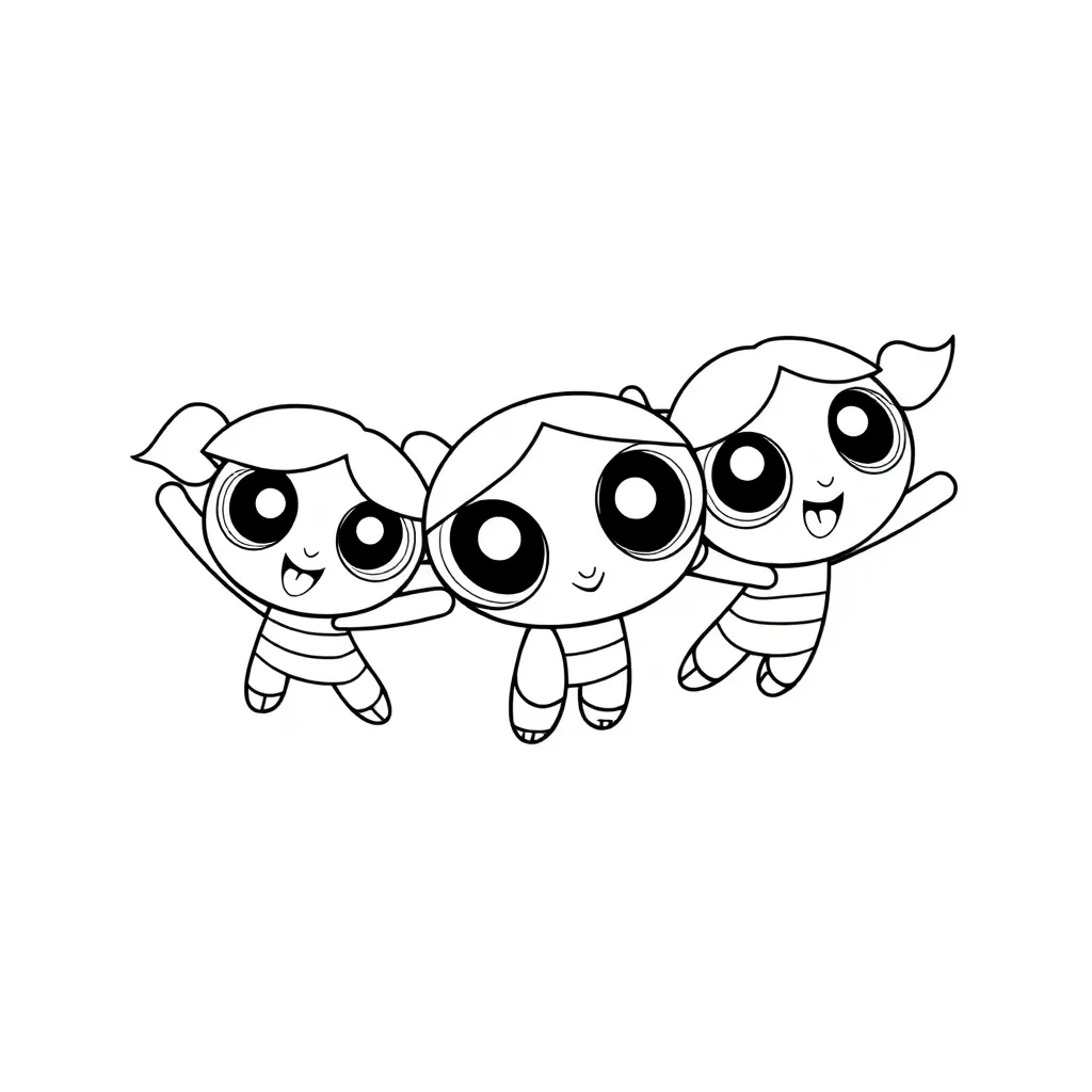Powerpuff Girls coloring page
