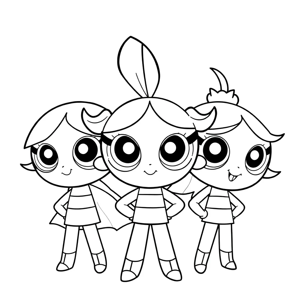 Powerpuff Girls coloring page