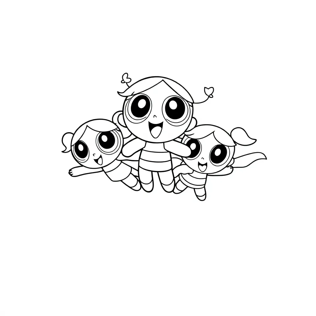 Powerpuff Girls coloring page