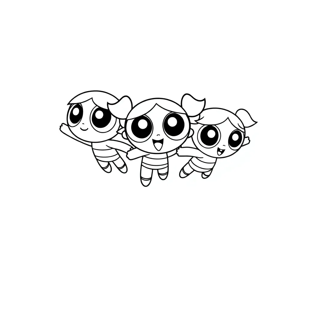 Powerpuff Girls coloring page