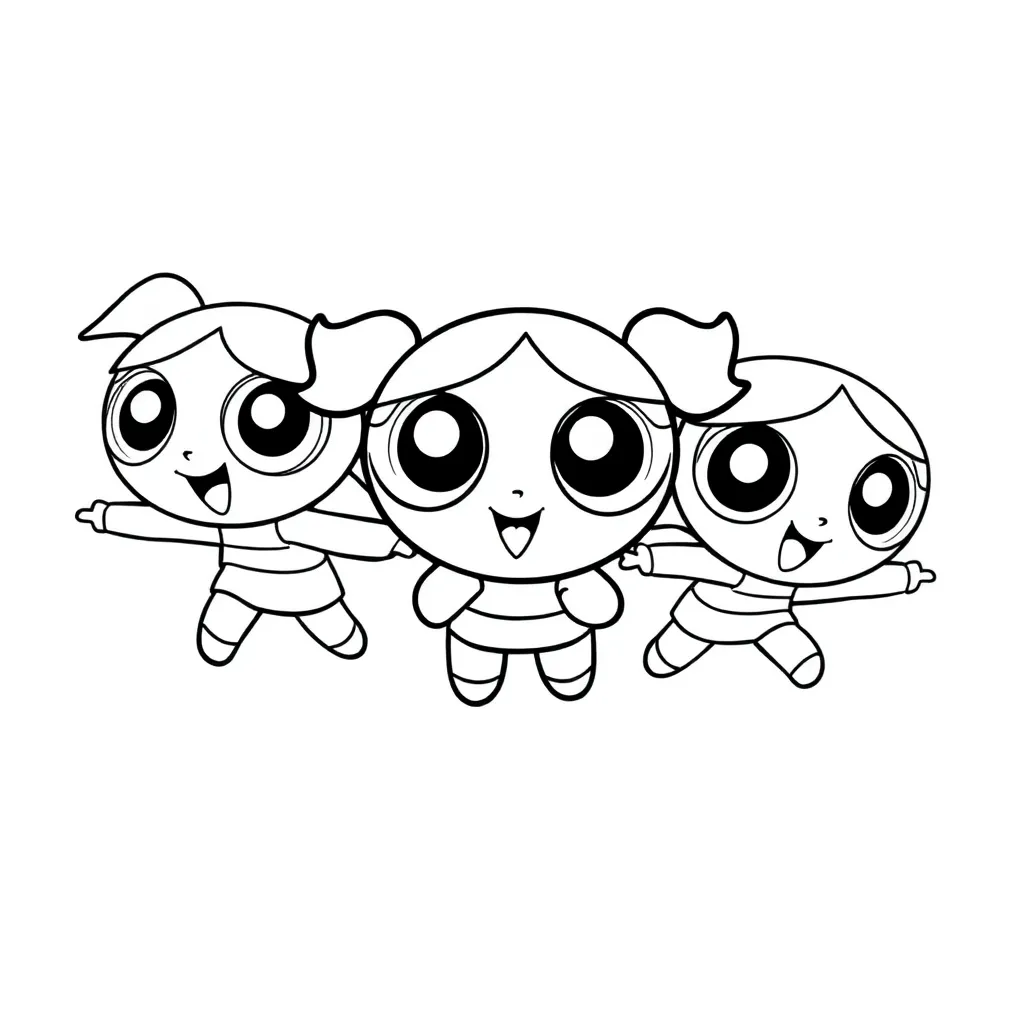 Powerpuff Girls coloring page