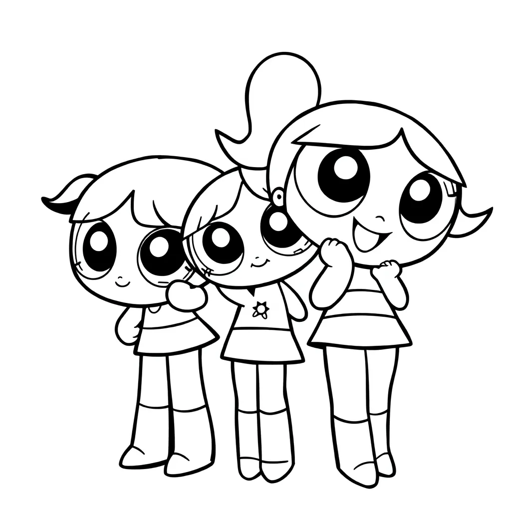 Powerpuff Girls coloring page