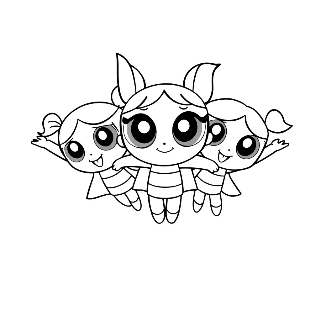 Powerpuff Girls coloring page