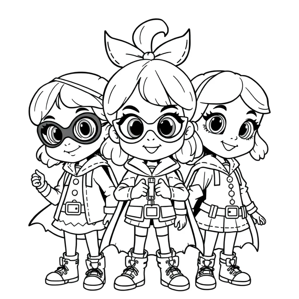 Powerpuff Girls coloring page