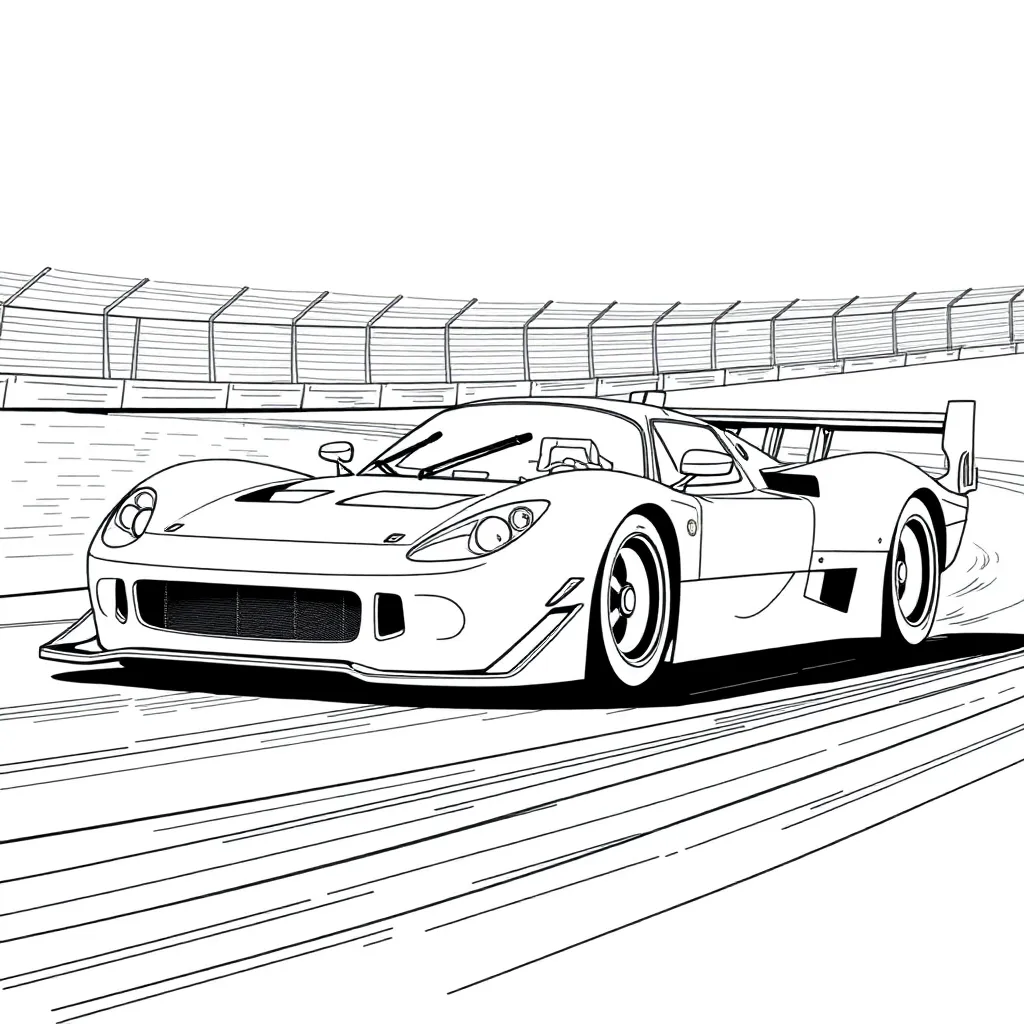 Race Car coloring page