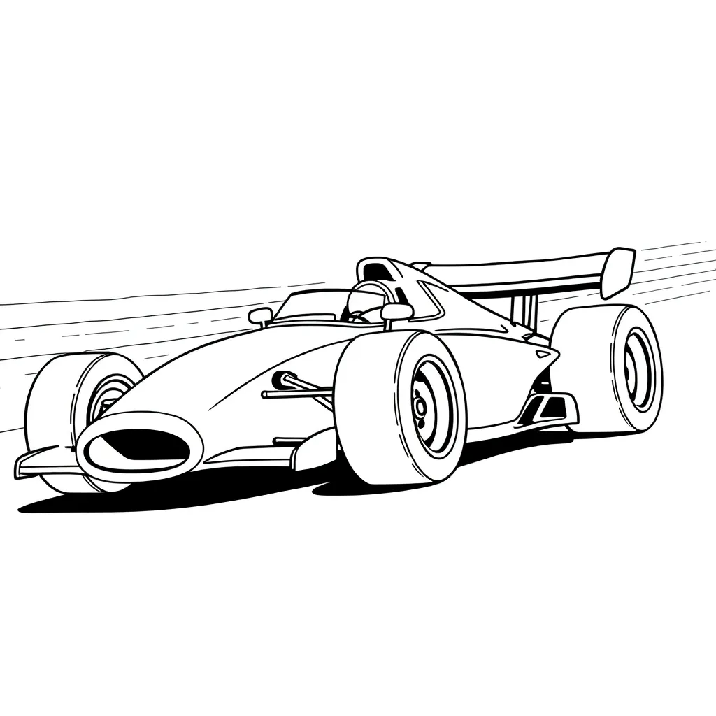 Race Car coloring page