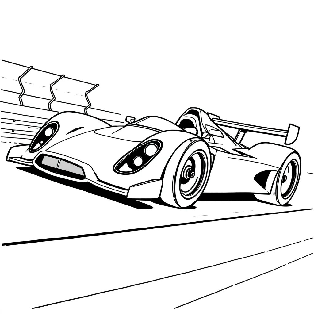 Race Car coloring page
