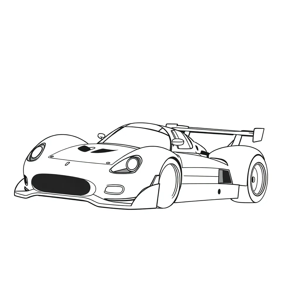 Race Car coloring page
