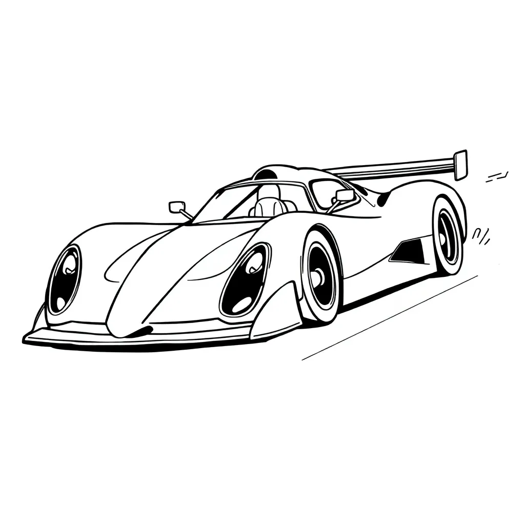 Race Car coloring page