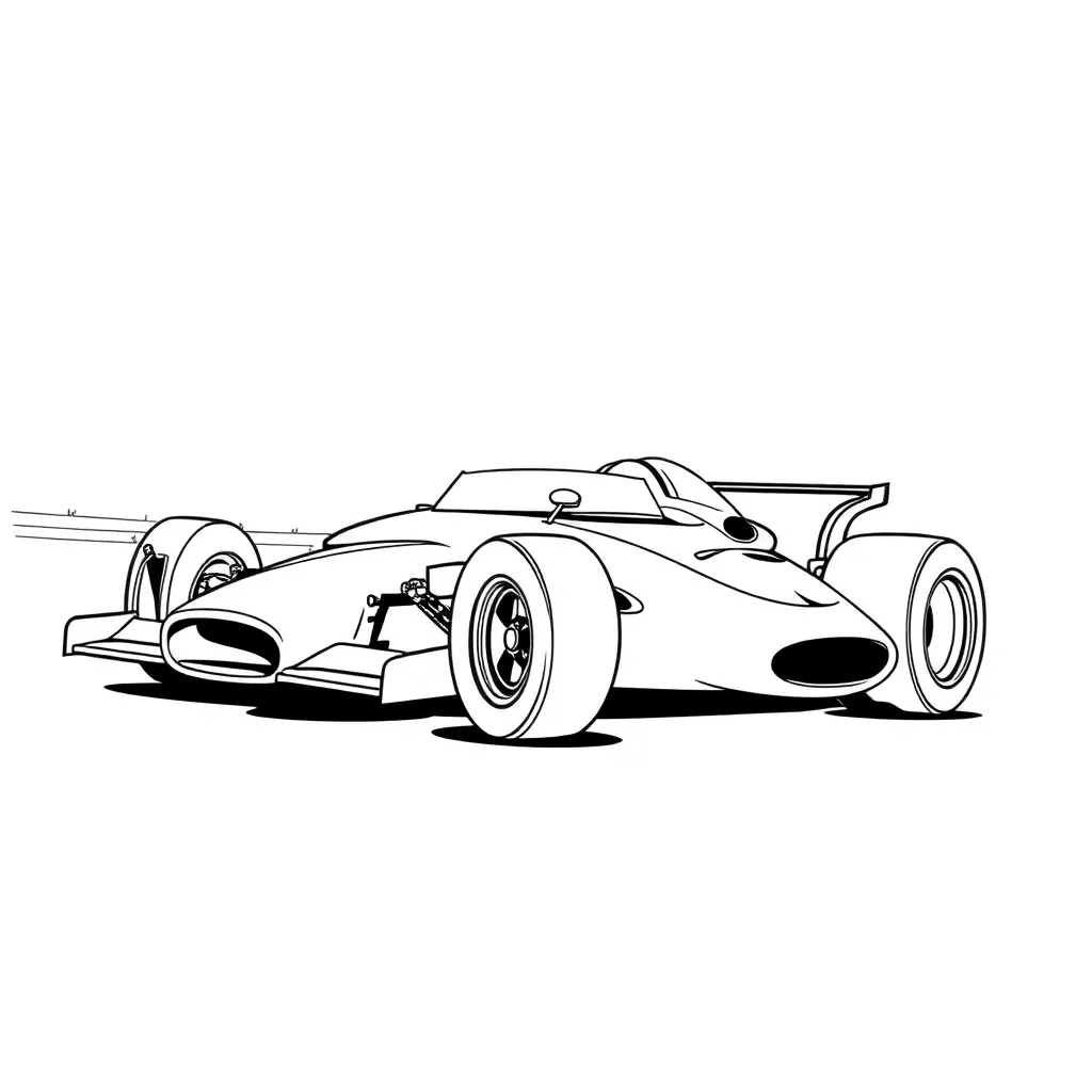Race Car coloring page