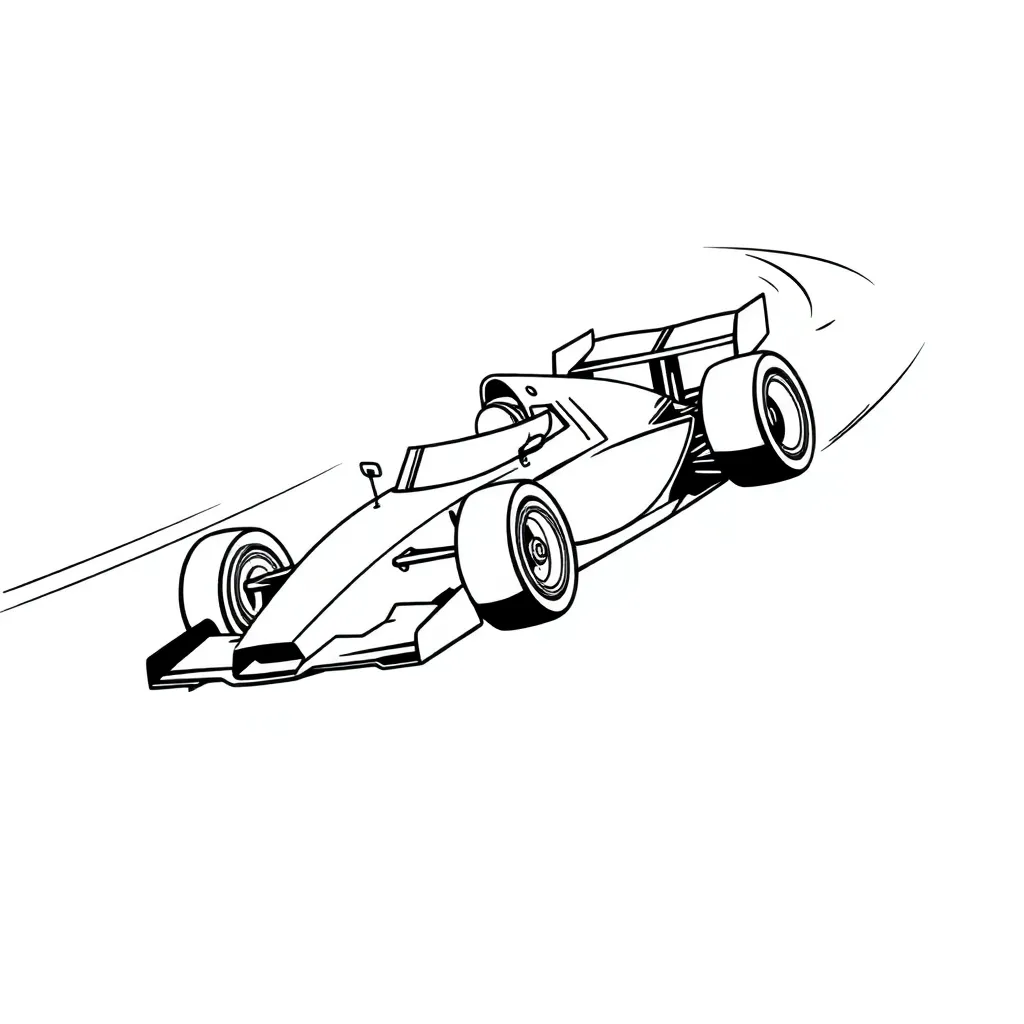 Race Car coloring page