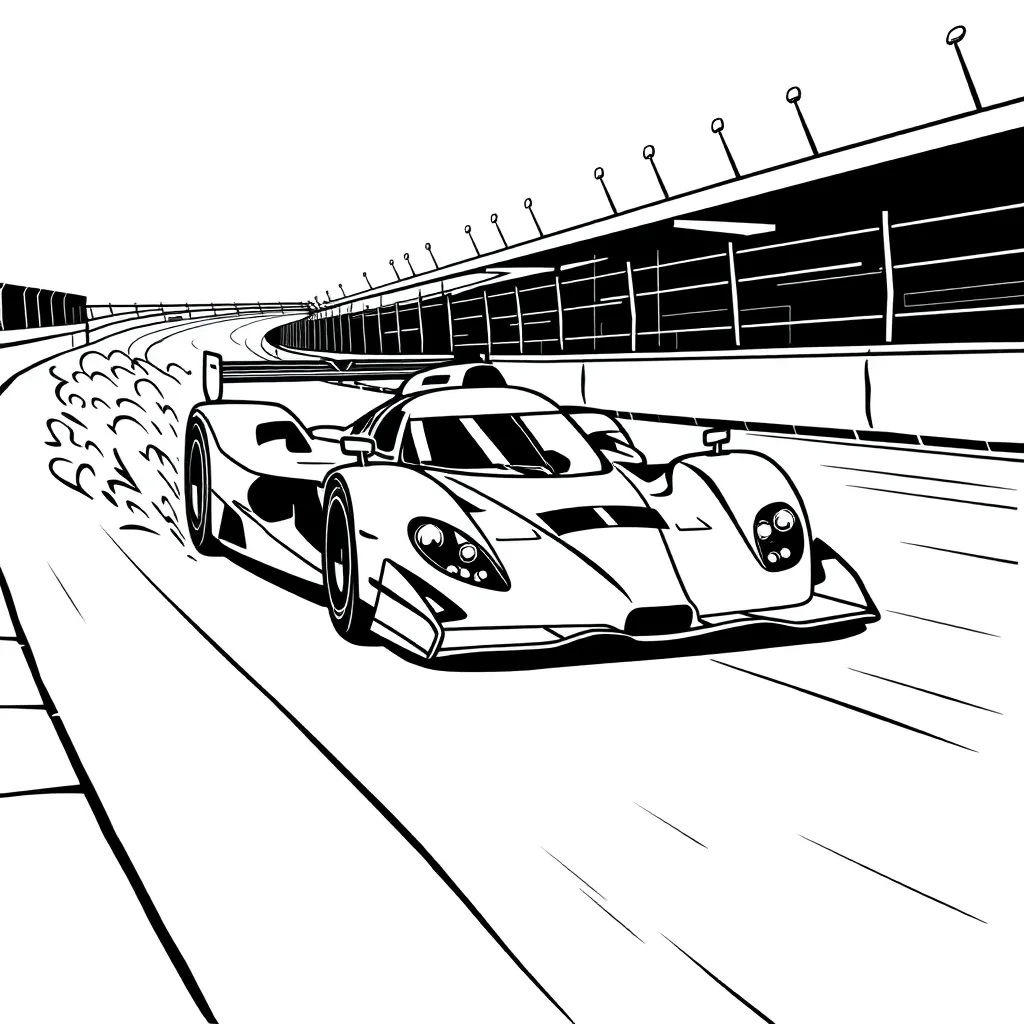 Race Car coloring page