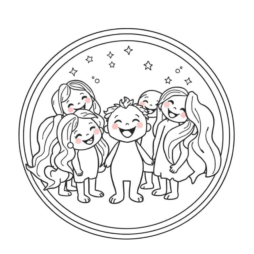 Rainbow Friends coloring page