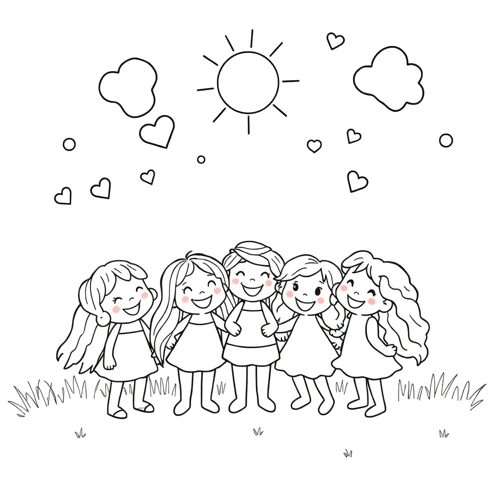 Rainbow Friends coloring page