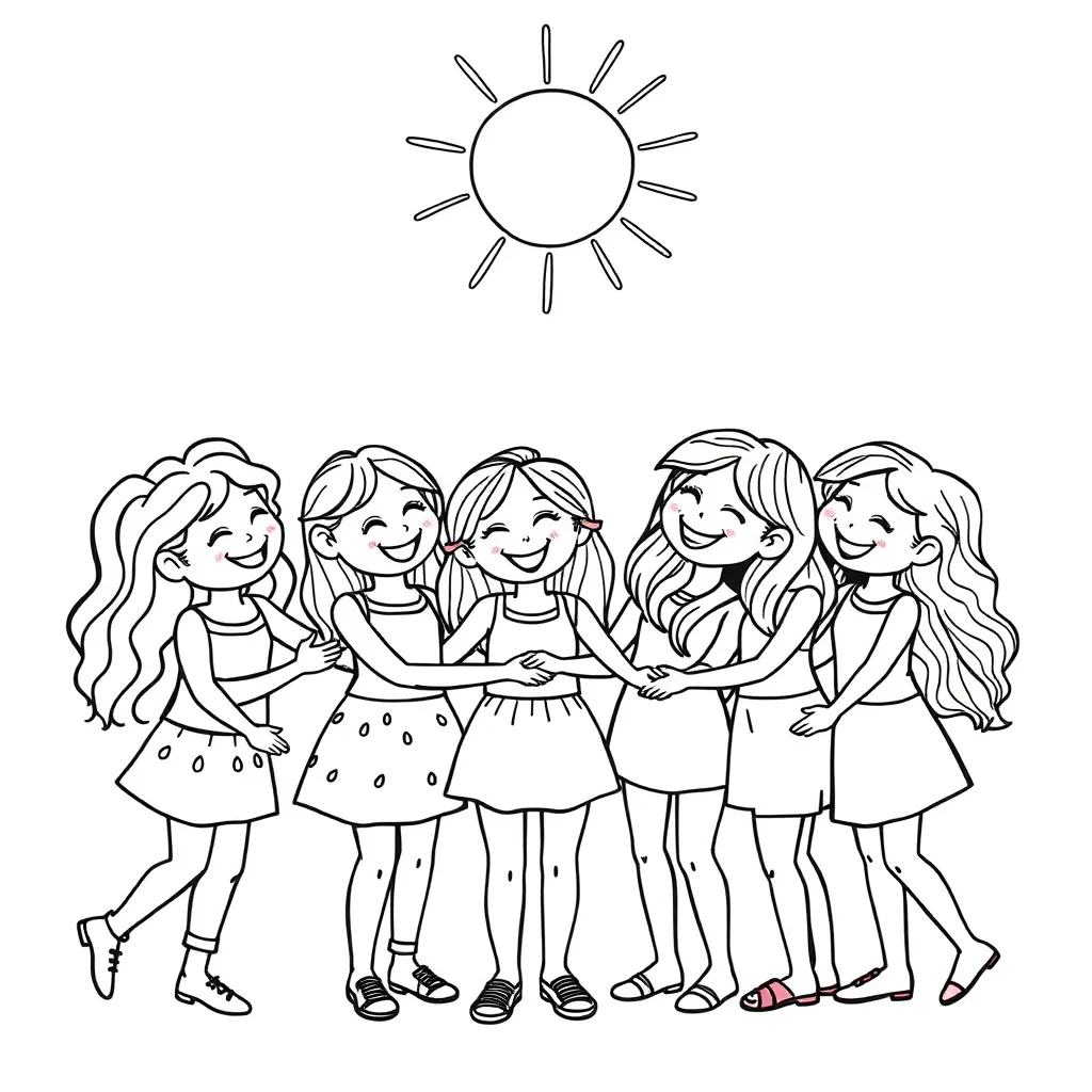 Rainbow Friends coloring page