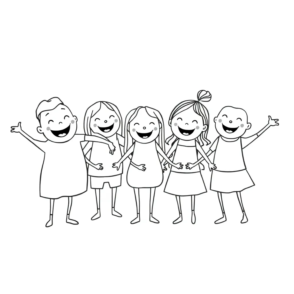 Rainbow Friends coloring page