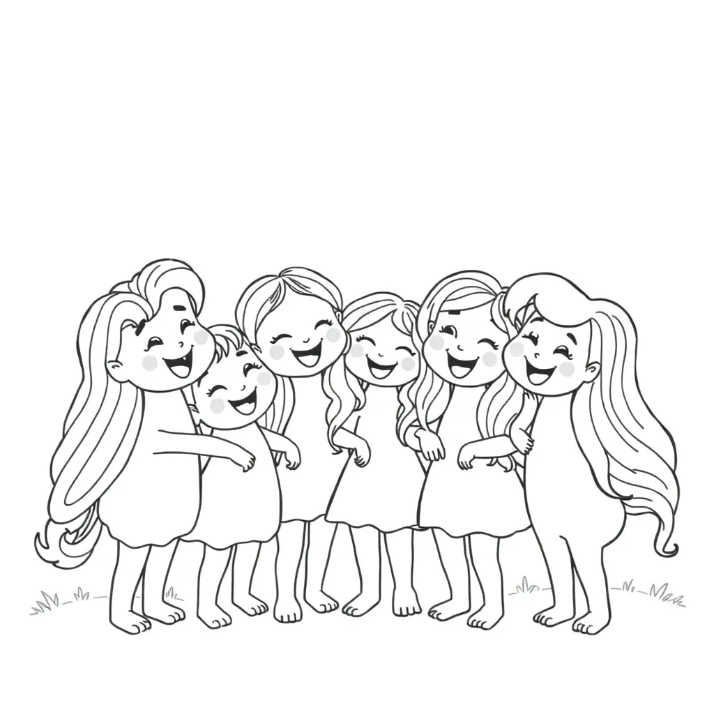 Rainbow Friends coloring page