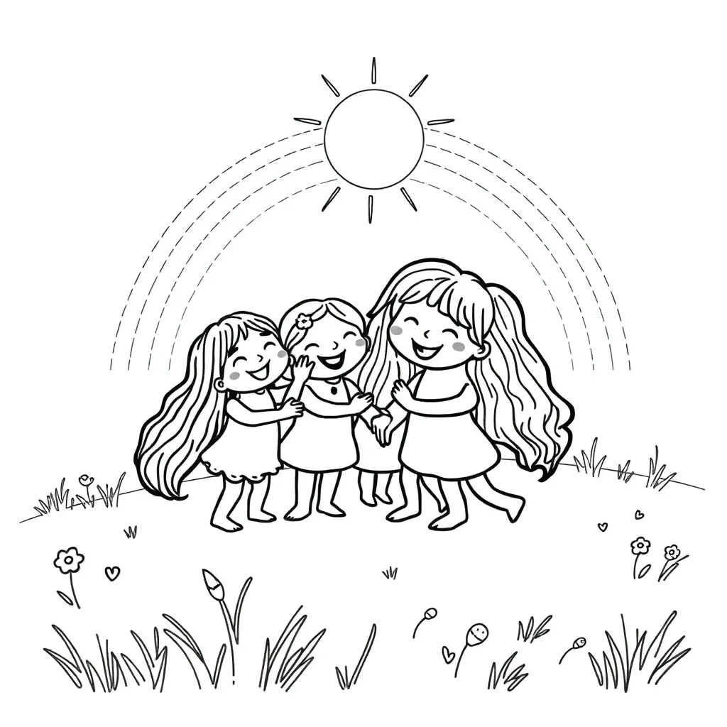 Rainbow Friends coloring page
