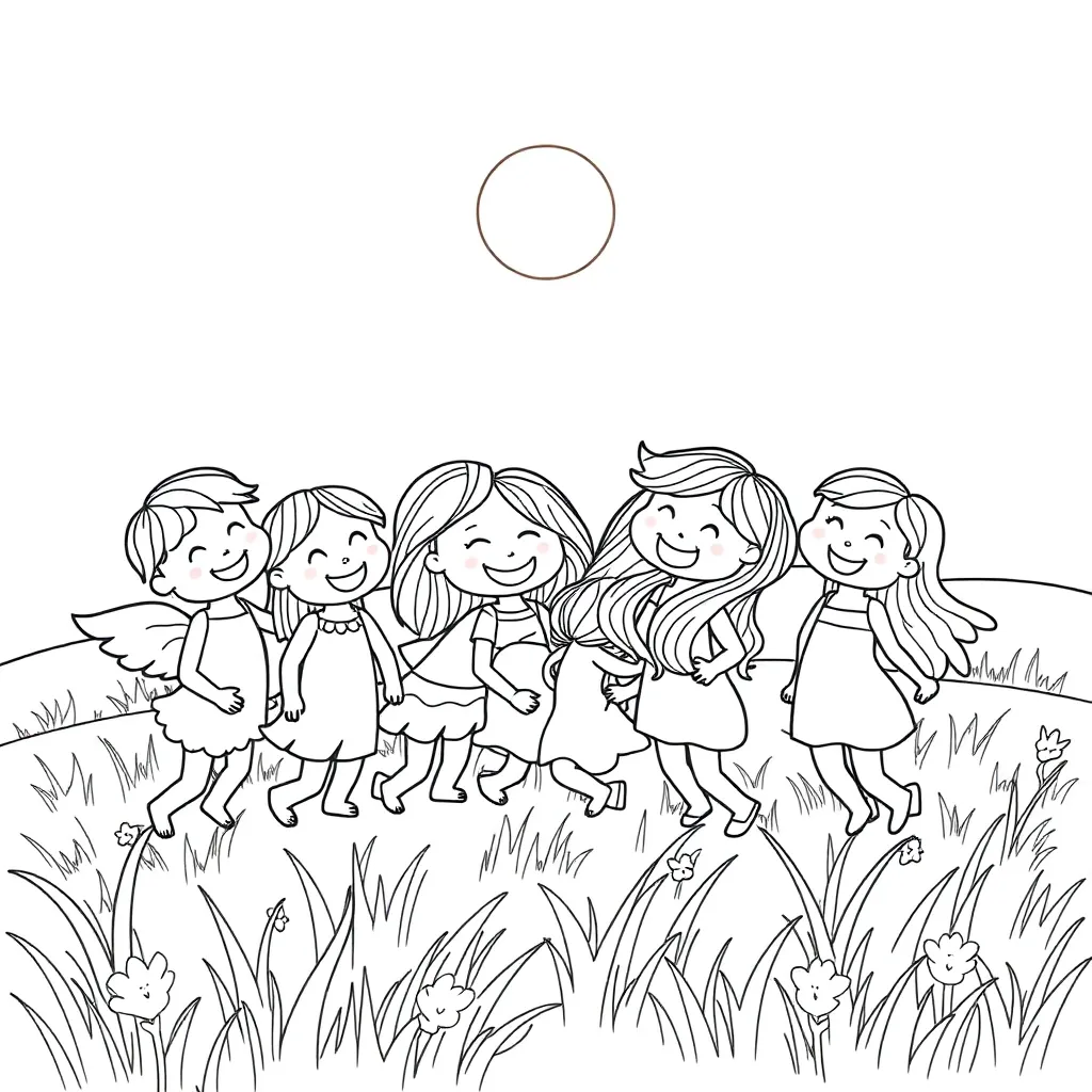 Rainbow Friends coloring page
