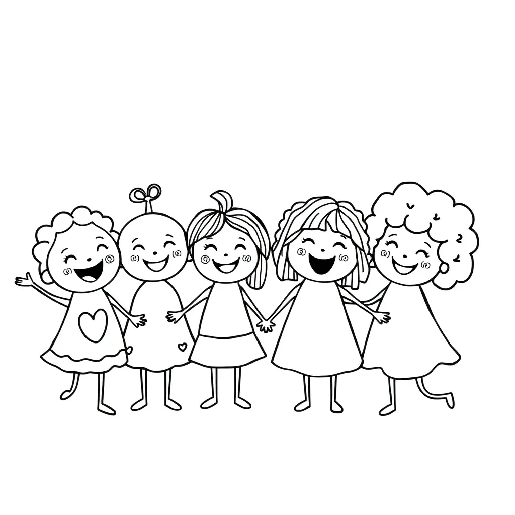 Rainbow Friends coloring page