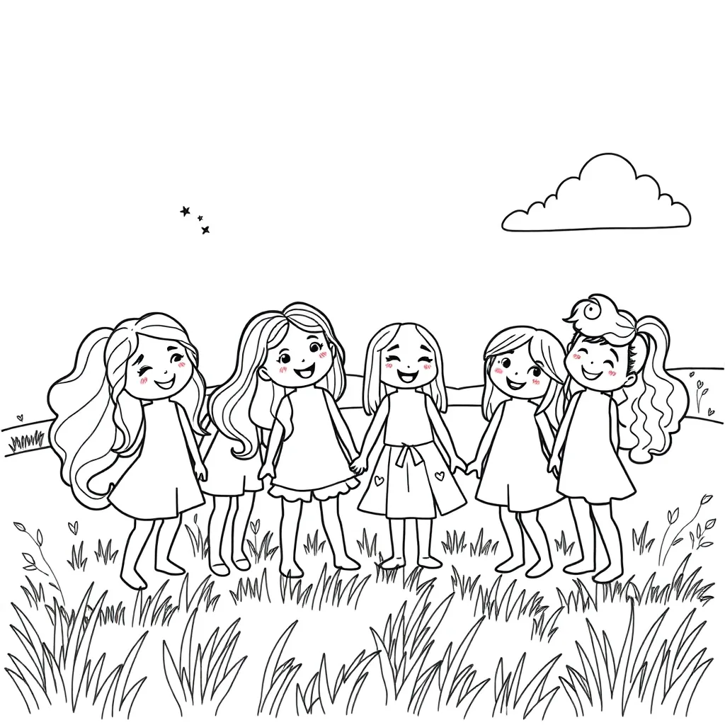 Rainbow Friends coloring page
