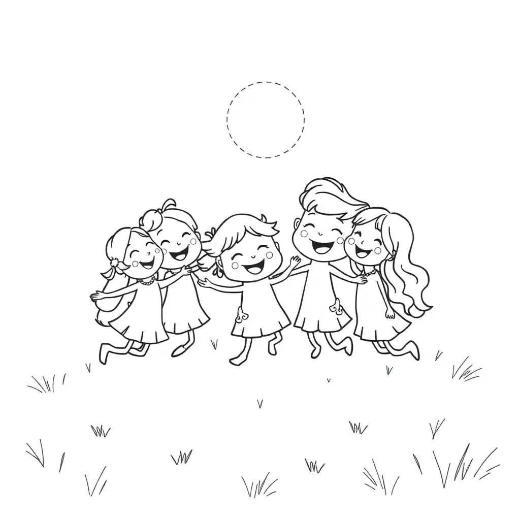 Rainbow Friends coloring page