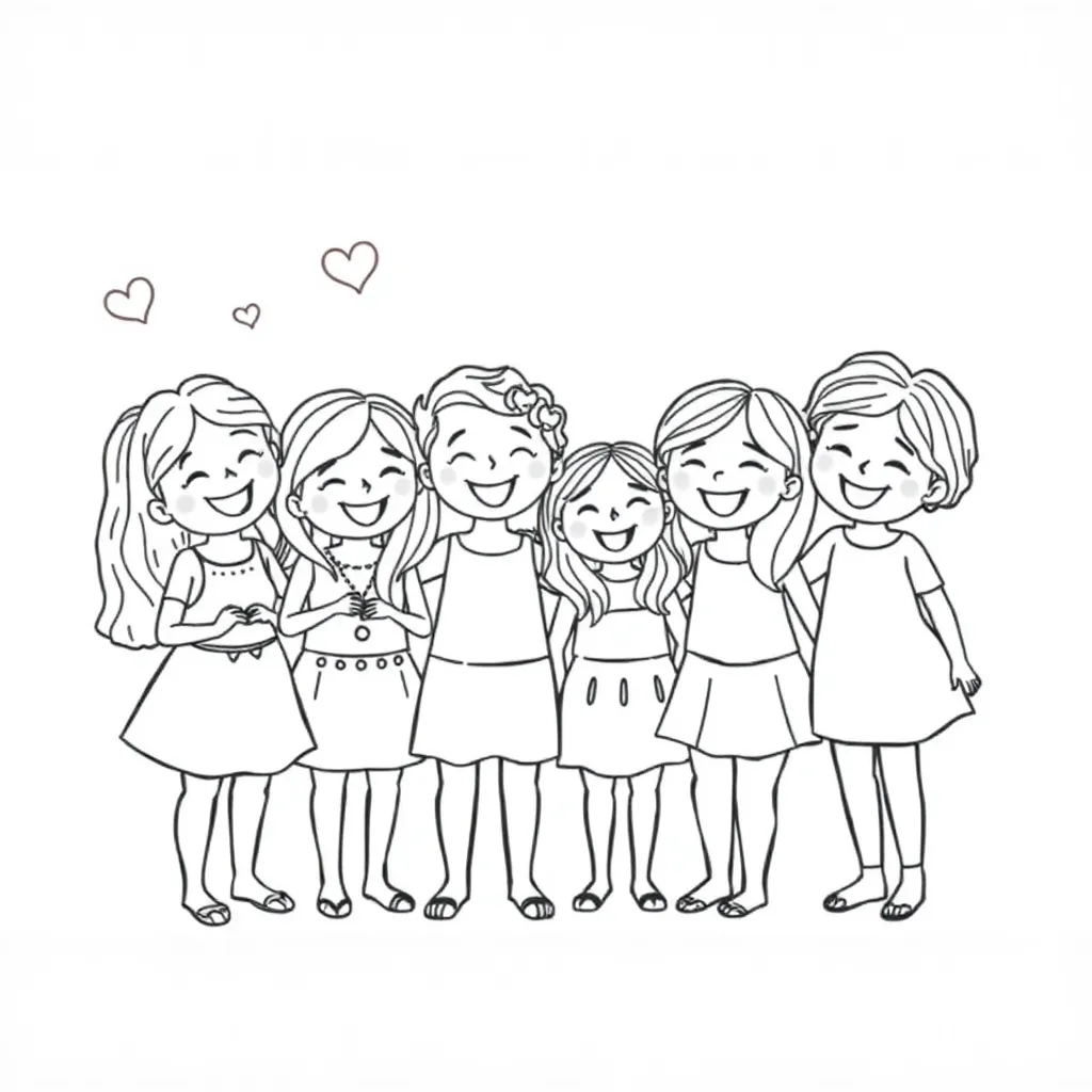 Rainbow Friends coloring page