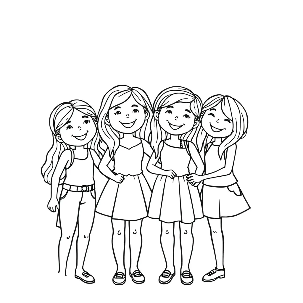 Rainbow Friends coloring page